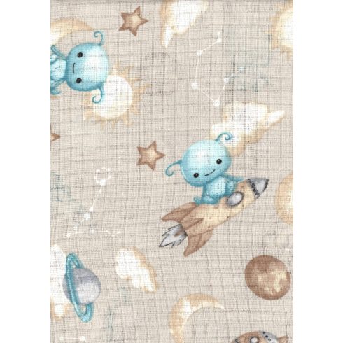 Mintás textil pelenka 1db-os - Kaland az űrben