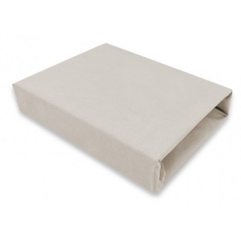 Baby Shop pamut,gumis lepedő 70*140 cm  - bézs 