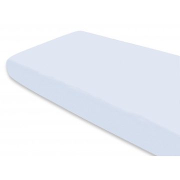 Baby Shop pamut,gumis lepedő 80*160 cm  - kék