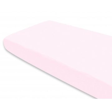 Baby Shop pamut,gumis lepedő 80*160 cm  - rózsaszín