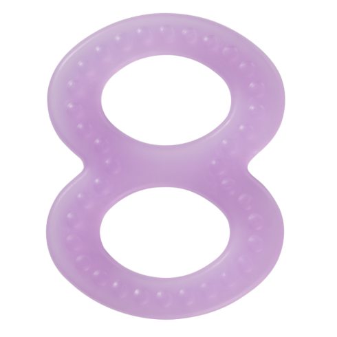 Baby-Nova 8-as rágóka 2 db-os - pink/lila