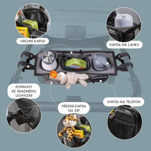 Zopa Babakocsi rendszerező - Grey
