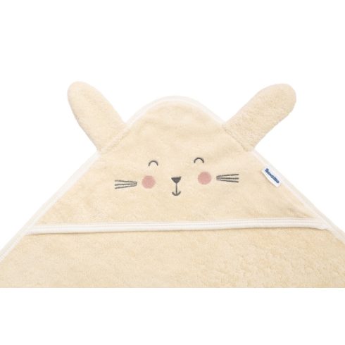 Sensillo kapucnis fürdőlepedő 90*90 cm - nyuszi 