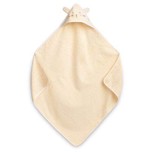 Sensillo kapucnis fürdőlepedő 90*90 cm - nyuszi 