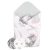Baby Shop pólyatakaró 75x75cm - Lulu szürke/rózsaszín