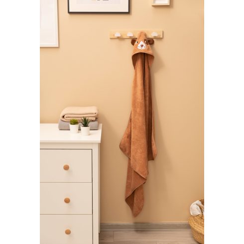 Sensillo kapucnis fürdőlepedő 90*90 cm - kutyus