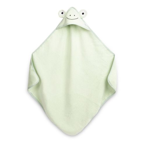 Sensillo kapucnis fürdőlepedő 90*90 cm - zöld béka 