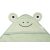 Sensillo kapucnis fürdőlepedő 90*90 cm - zöld béka 