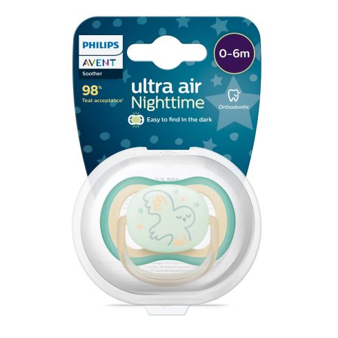 Philips AVENT SCF377/01 Ultra air Nighttime Játszócumi 0-6hó , 1db