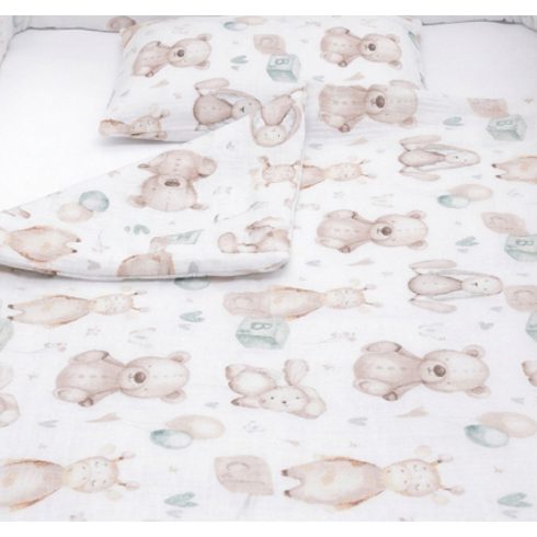 Scamp ágynemű huzat 70*90 cm - White Animals

