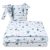 Baby Shop 3 részes ágynemű garnitúra - kék róka és nyuszi