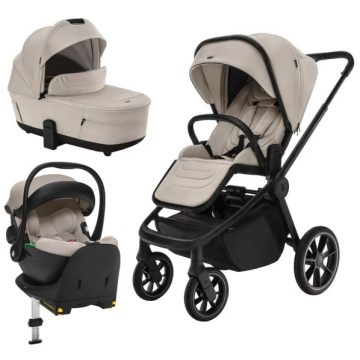   Zopa Move Cross 5 4in1 multifunkciós babakocsi szett + bázistalp - Ivory Beige