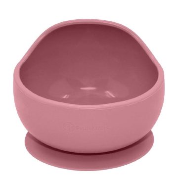   PETITE&MARS Szilikon tál tapadókoronggal TAKE&MATCH  Dusty Rose 6m+