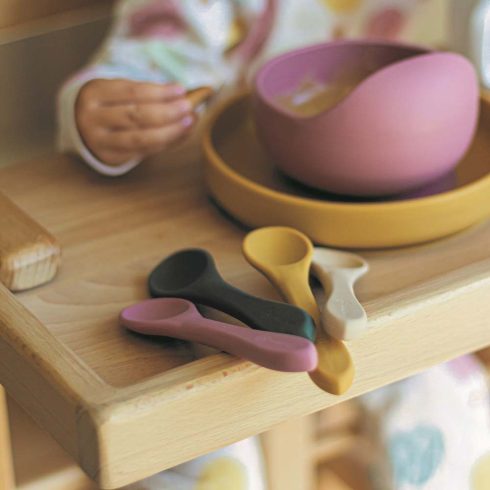 PETITE&MARS Szilikon evőeszközök TAKE&MATCH Intense Ochre 6m+