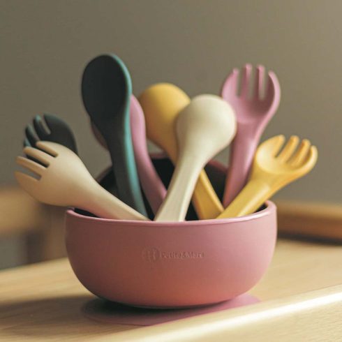 PETITE&MARS Szilikon evőeszközök TAKE&MATCH Intense Ochre 6m+