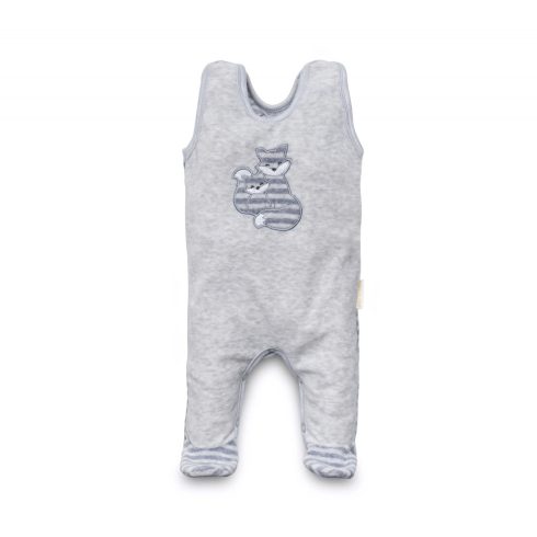 Kenguru Gold Plüss Rugdalózó - (56-62) szürke róka mintával