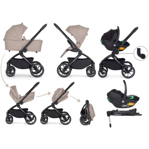 Petite&Mars Scout 4in1 babakocsi szett - Cappuccino Cream
