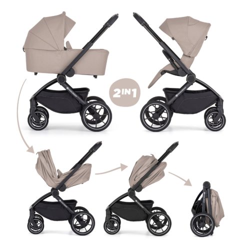 Petite&Mars Scout 4in1 babakocsi szett - Cappuccino Cream