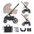 Petite&Mars Scout 4in1 babakocsi szett - Cappuccino Cream