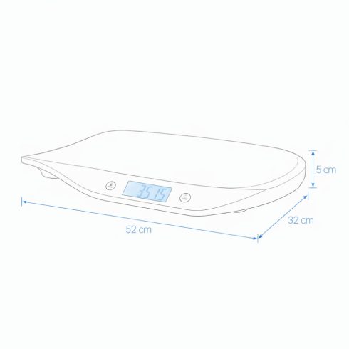 PETITE&MARS digitális baba mérleg -Balance