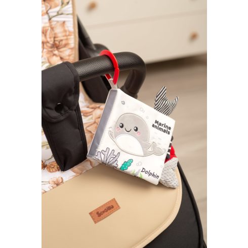 Sensillo érzékfejlesztő babakönyv - delfin 