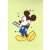 Disney pamut,gumis lepedő - Mickey LITTLE handsome (zöld)