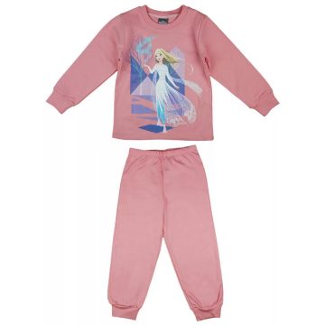 Disney Frozen lányka pizsama (128) púderrozsaszin 