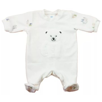   Hosszú ujjú plüss baba rugdalózó jegesmedvés mintával (56)