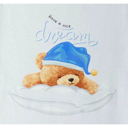 Ujjatlan tipegő hálózsák Macis mintával 2 TOG (68-80)