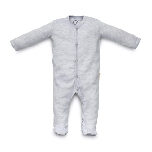 Kenguru Gold Hosszú ujjú Pamut Középen patentos Rugdalózó (56) szürke