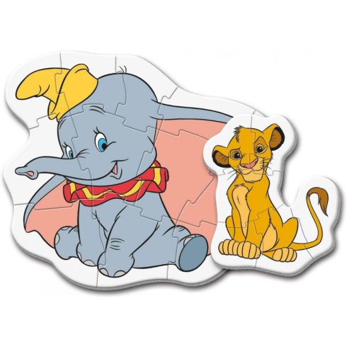 Clementoni Disney állatok 4 az 1-ben puzzle szett