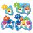 Clementoni Baby Shark  4 az 1-ben 3-6-9-12db-os puzzle