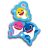 Clementoni Baby Shark  4 az 1-ben 3-6-9-12db-os puzzle
