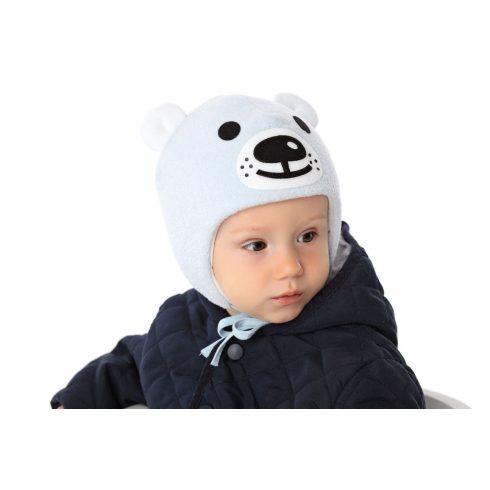 Marika téli sapka pamuttal bélelve (46) - "BUZIAK" kék