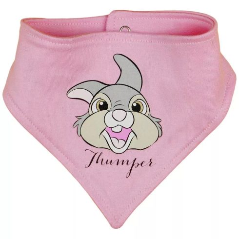 Baba nyálkendő Thumper nyuszi mintával - rózsaszín 
