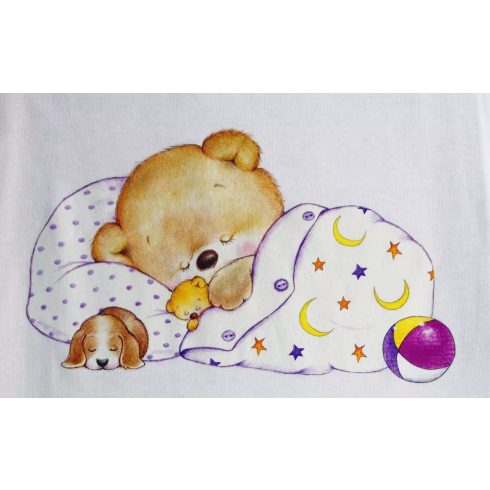 Ujjatlan tipegő hálózsák, mackó mintával - 2 TOG (104-110)