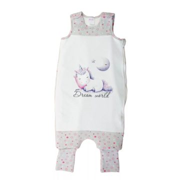   Ujjatlan tipegő hálózsák, unikornis mintával - 3 TOG  (104-110) 