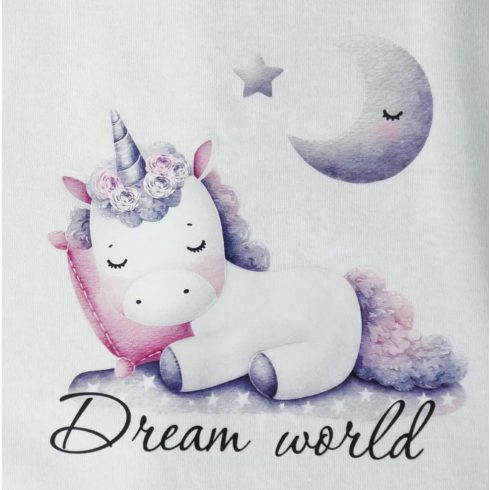 Ujjatlan tipegő hálózsák, unikornis mintával - 3 TOG  (104-110) 