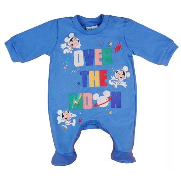   Disney Űrhajós Mickey hosszú ujjú pamut rugdalózó kék (68)