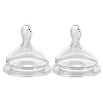   Baby-Nova Szilikon etetőcumi széles nyakú palackokhoz lassú 0-24 hó 2 db S