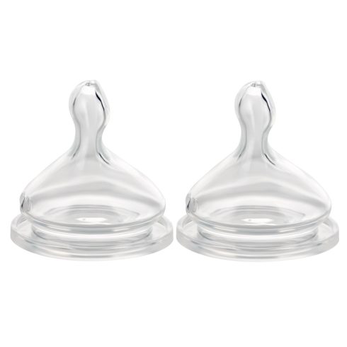 Baby-Nova Szilikon etetőcumi széles nyakú palackokhoz lassú 0-24 hó 2 db S