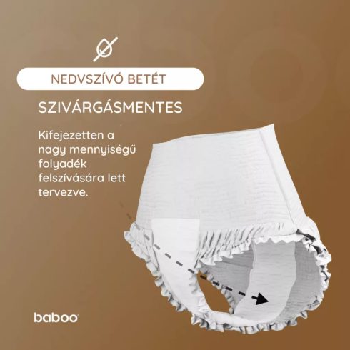 Baboo eldobható nedvszívó fehérnemű 5 db - XL méret 