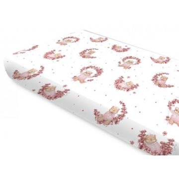 Baby Shop pamut,gumis lepedő 80*160 cm  - Betty 