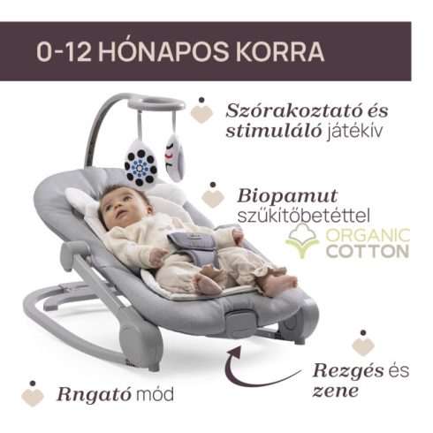 Chicco Mia Baby pihenőszék 18 kg-ig - Pebble