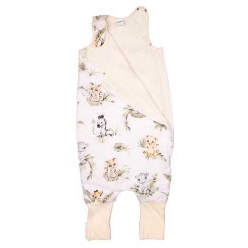 Szafarimintás ujjatlan bélelt tipegő hálózsák 2 TOG   (116-122)