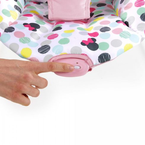 DISNEY BABY Rezgő pihenőszék Minnie Mouse Spotty Dotty 0hó+, 9 kg-ig