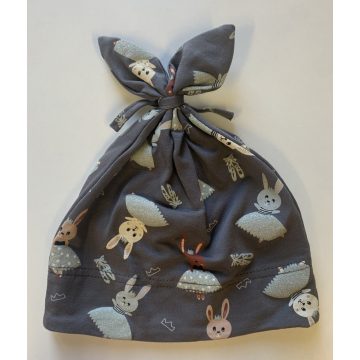 Minimanó pamut sapka (46) balerina nyuszi