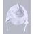 Pamut megkötős sapka, fülvédővel (36) - fehér