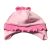 Pamut megkötős sapka, fülvédővel (40) - rózsaszín 