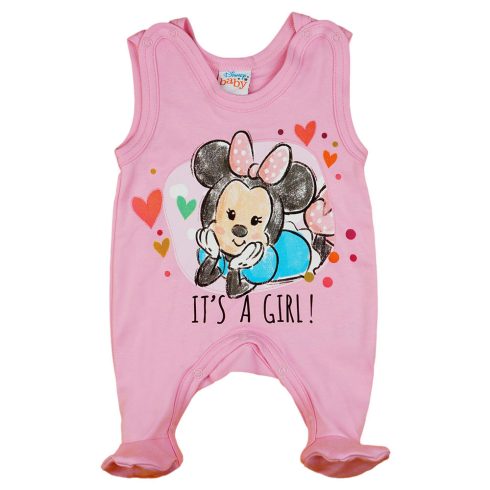 Asti Disney ujjatlan rugdalózó 68cm rózsaszín - Minnie "It's a girl!"